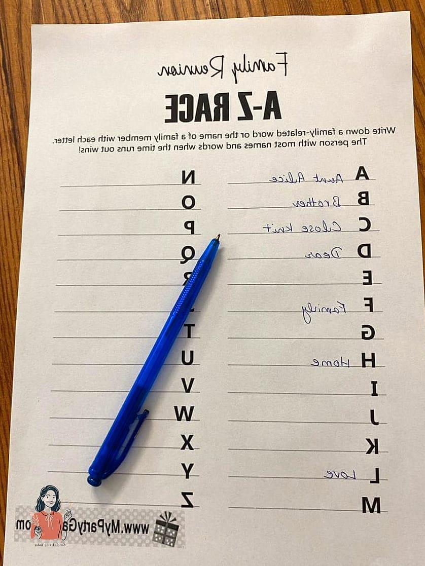 25 Family Reunion Games Everyone from Kids to Grandparents Will Love 17 Family Puzzle Race