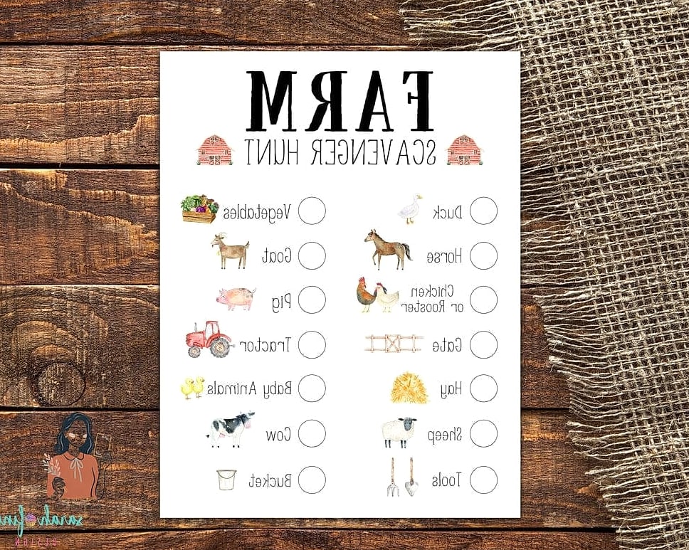 27 Stunning Farm Themed Birthday Party Everyone Will Be Talking About 18 17. Farm-Themed Treasure Hunt