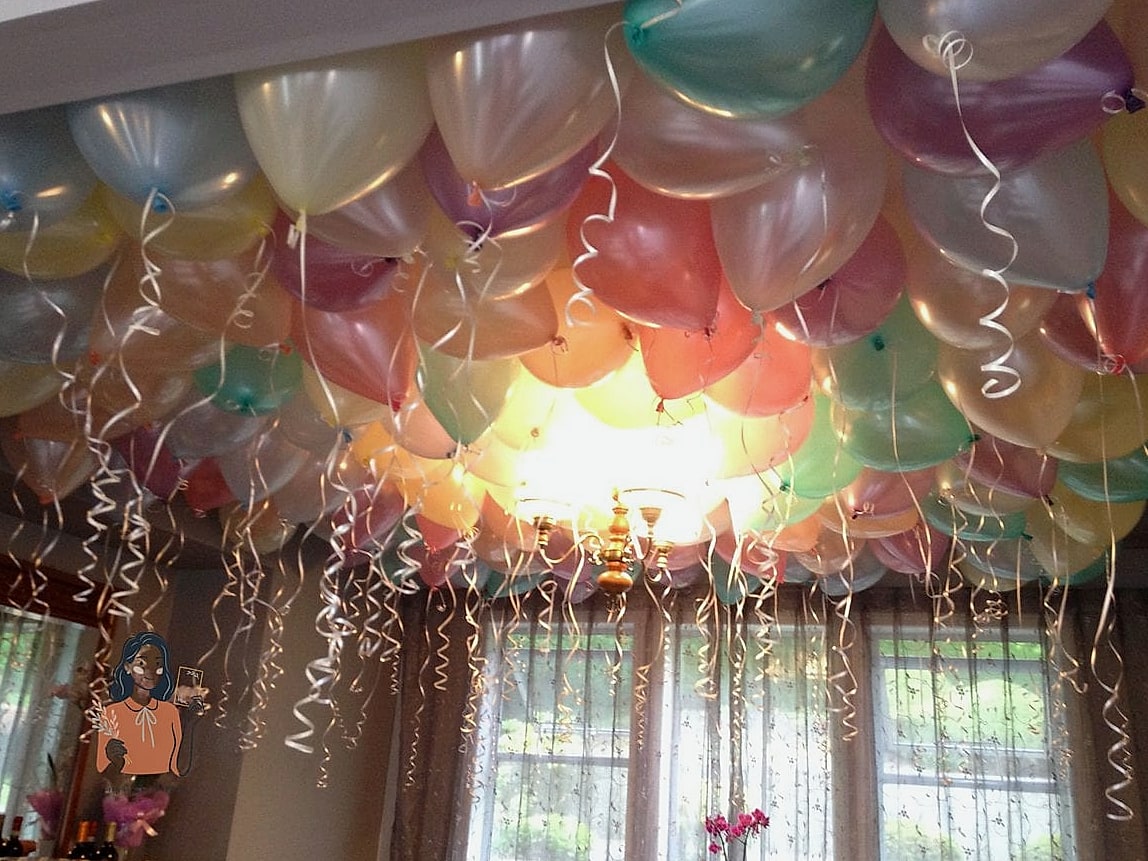 25 Clever Diy Balloon Decorations You Can Make This Weekend 4 Floating Balloon Ceiling Surprise