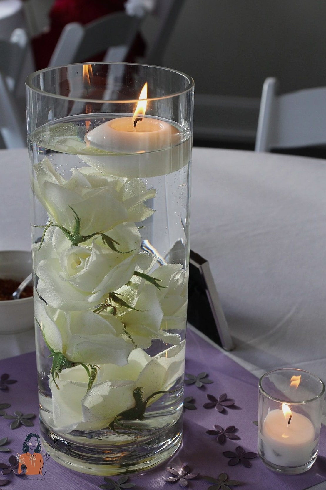 26 Simple Diy Table Centerpieces You Can Make This Weekend 7 Floating Flower Bowl Centerpiece