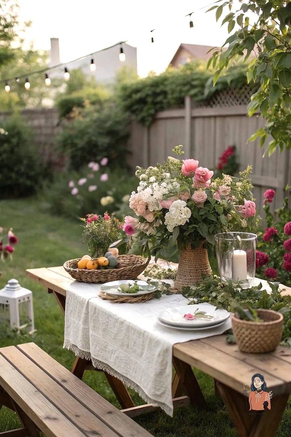 25 Amazing Backyard Dinner Party Ideas That Are Absolutely Perfect 15 Floral Afternoon-to-Evening Dinner