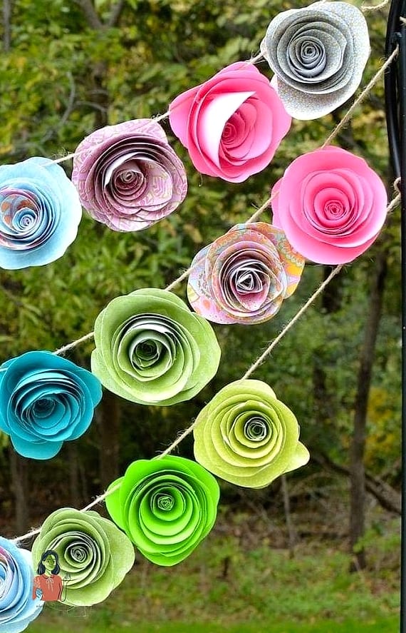 29 Clever Diy Banner Ideas You Can Make This Weekend 8 Floral Paper Banner