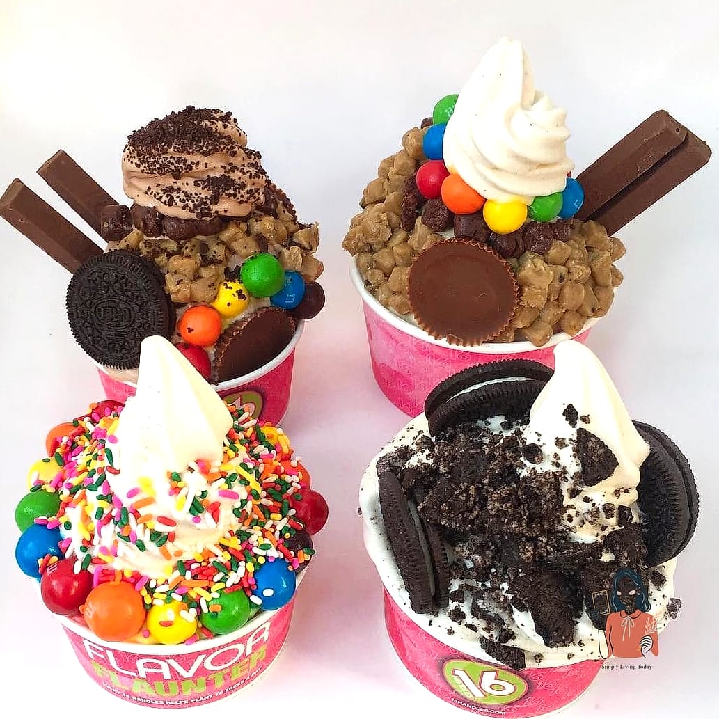 Frozen Yogurt Toppings Bar