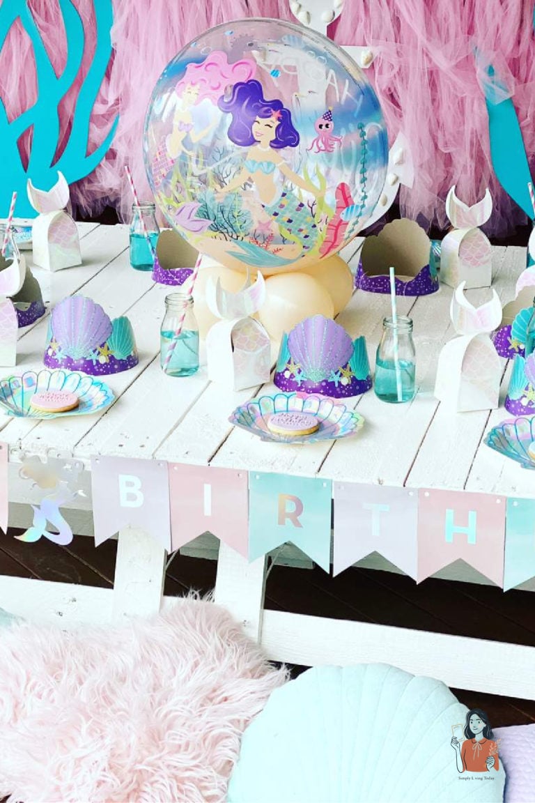 Fun Mermaid Table Setting