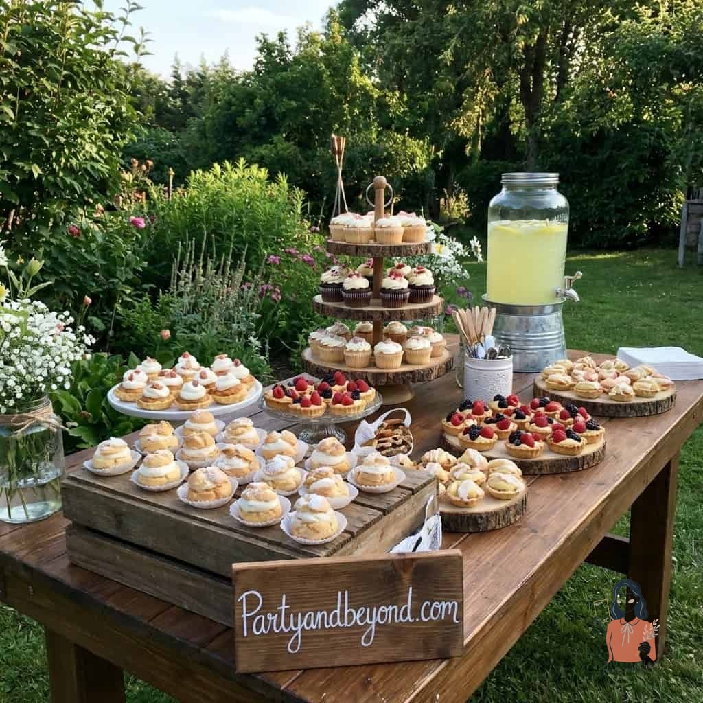 Garden Dessert Table Display