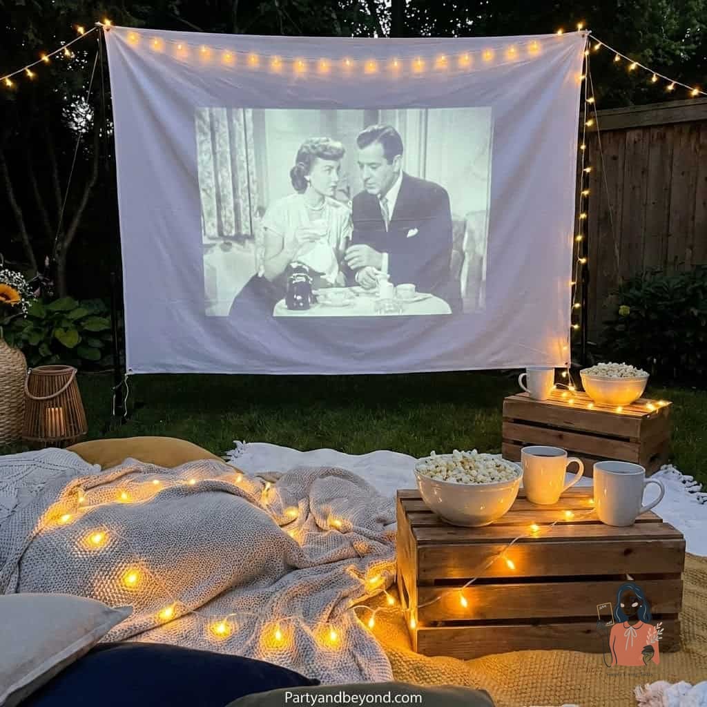 Garden Movie Night Party