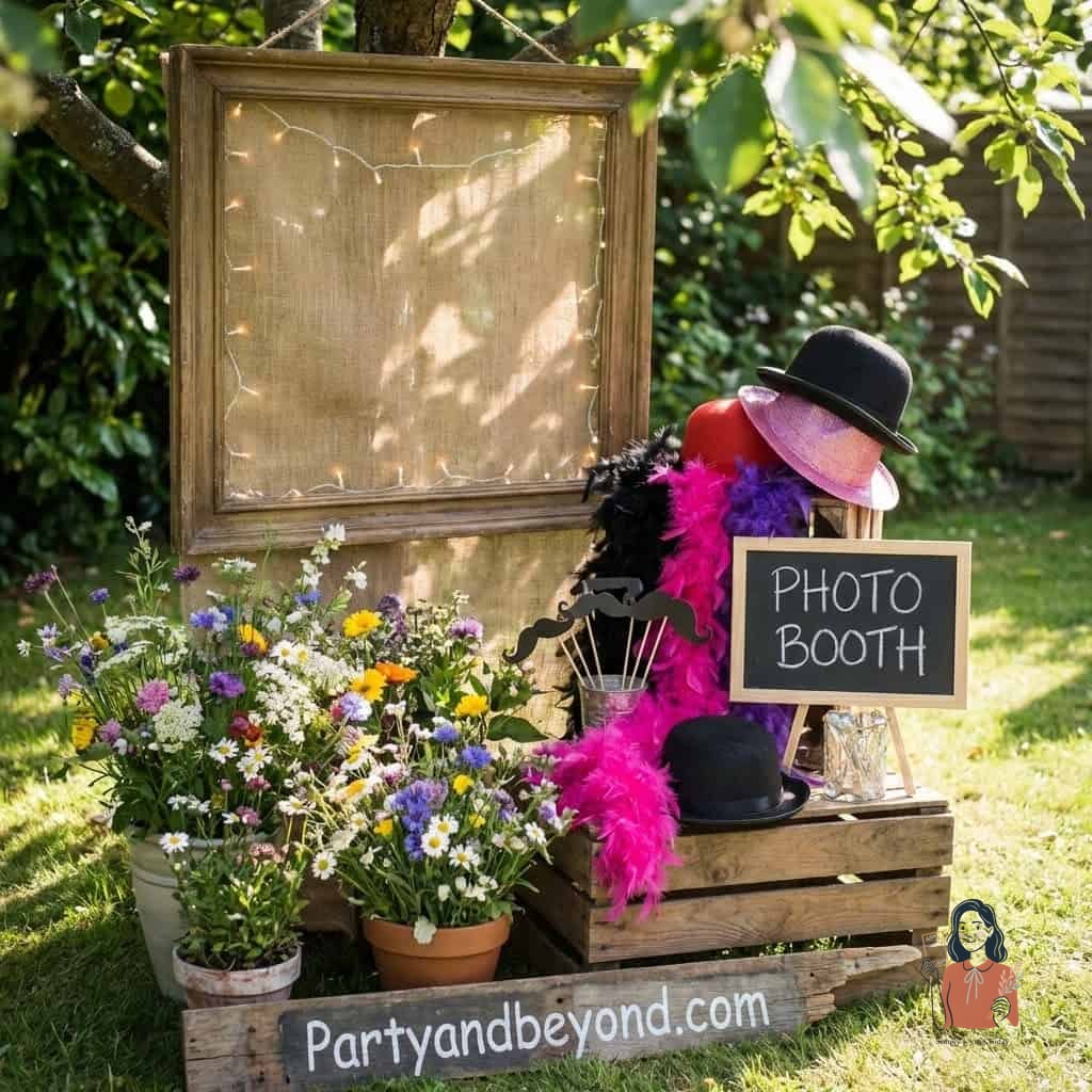 Garden Photo Booth Corner