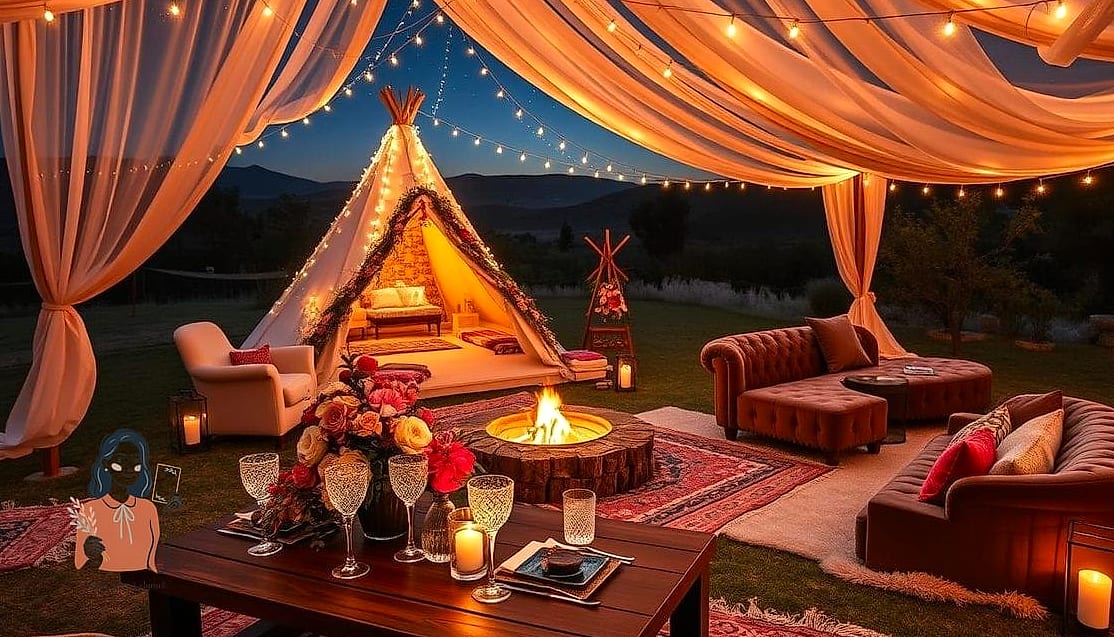 25 Sweet 16 Party Ideas She Will Absolutely Love and Never Forget 8 Glamping Backyard Campout