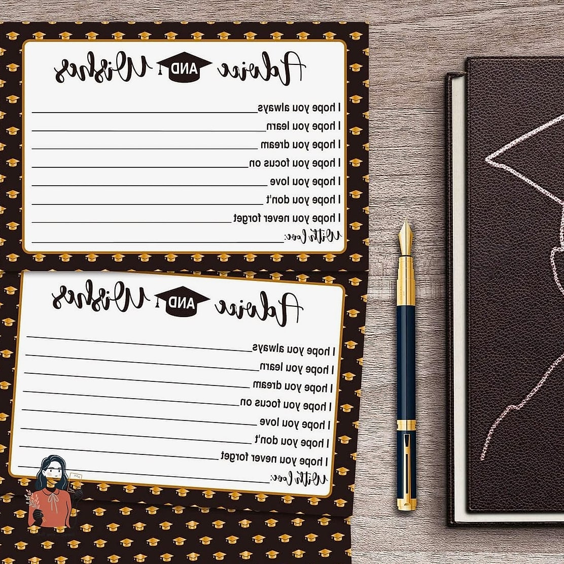Graduation Advice Cards Station