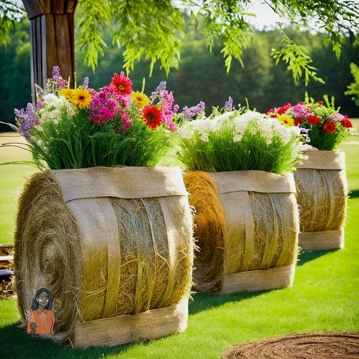 27 Stunning Farm Themed Birthday Party Everyone Will Be Talking About 7 6. Hay Bale Seating Area