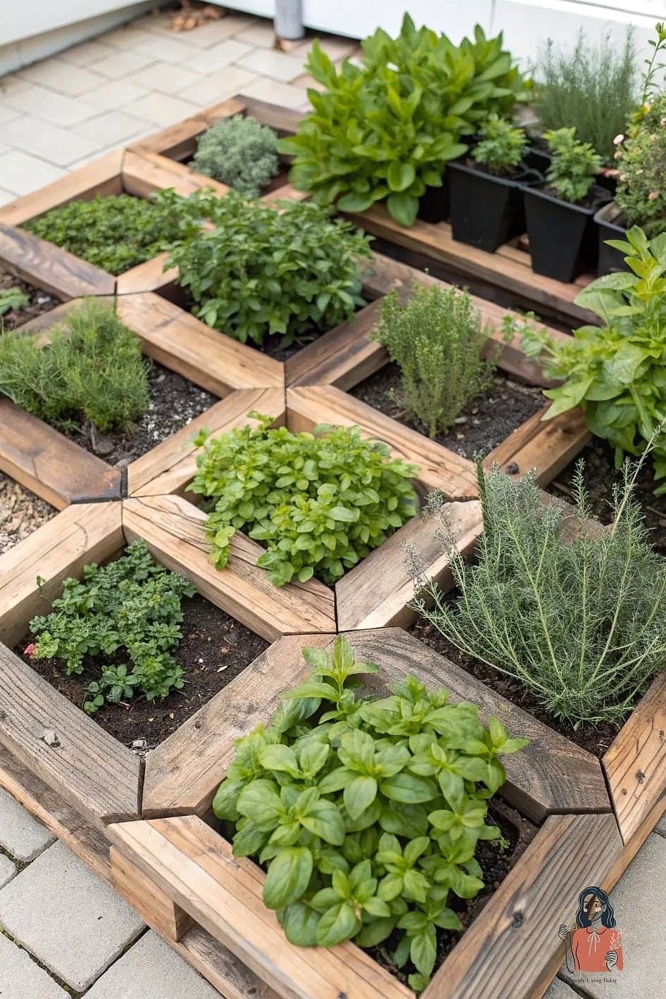 19. Herb Garden Table Centerpieces