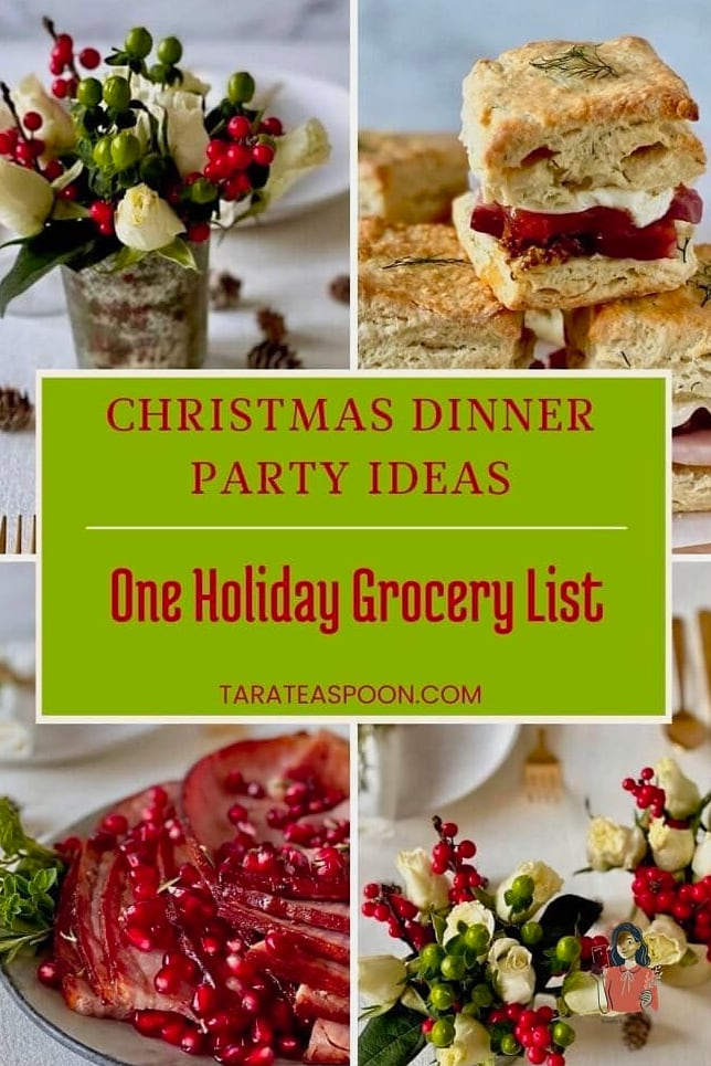 28 Helpful Grocery List Ideas Worth Pinning Right Now 19 18. The Holiday Dinner Grocery List