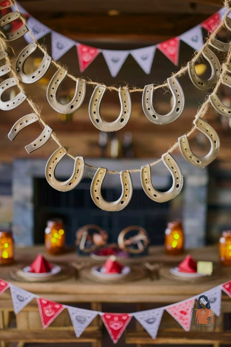 Horseshoe Photo Display