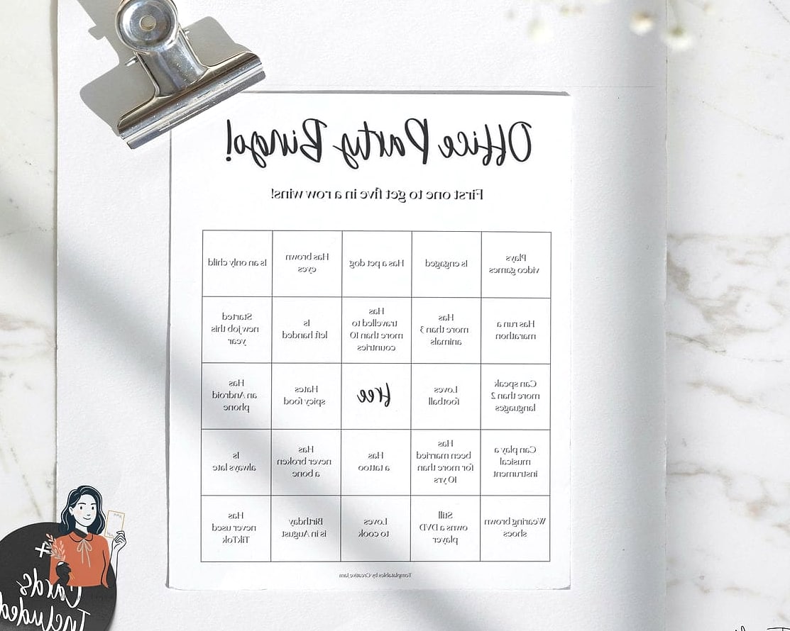 Human Bingo Team Edition