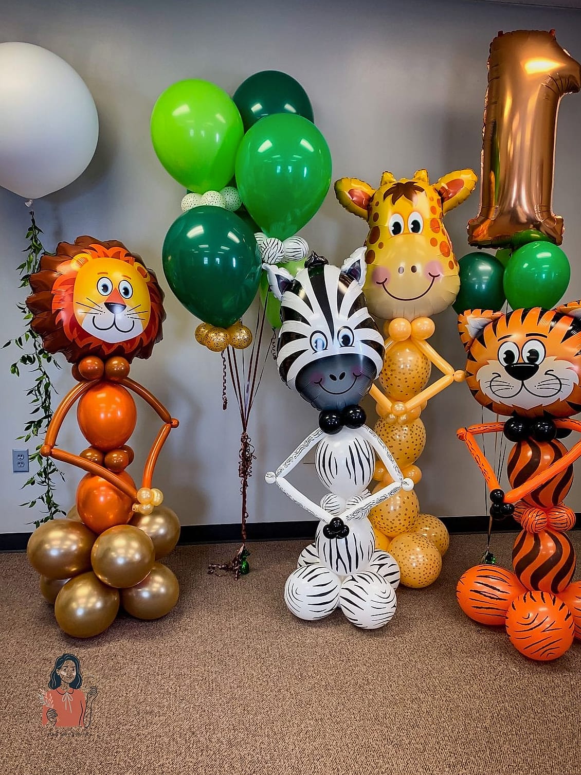 Jungle Balloon Arch Entrance