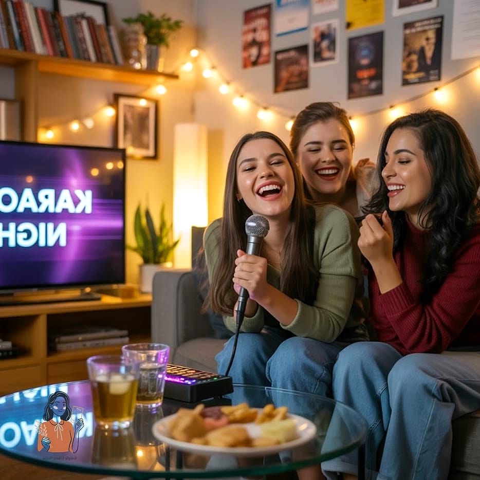 29 Adorable Slumber Party Ideas for the Best Party Ever 13 Karaoke Night Challenge