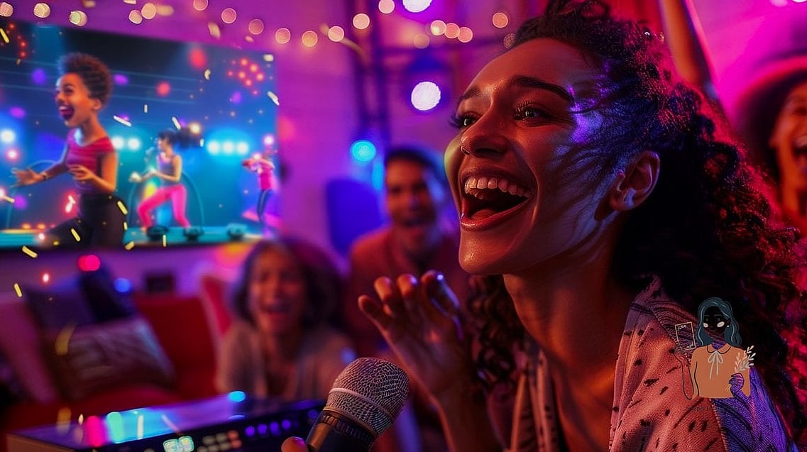25 Stunning Indoor Party Ideas Worth Stealing Right Now 13 Karaoke Night Setup