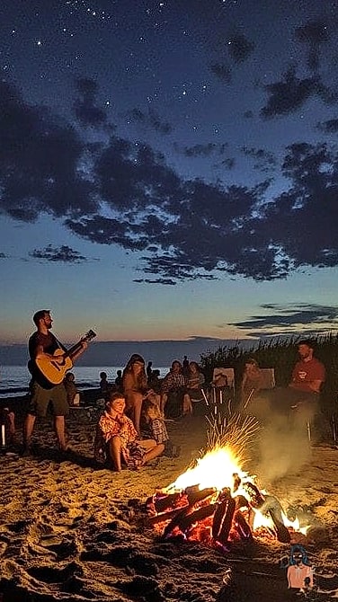 Live Music Bonfire Evening