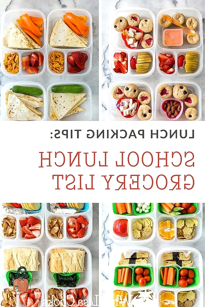 28 Helpful Grocery List Ideas Worth Pinning Right Now 12 11. The Lunchbox Grocery List