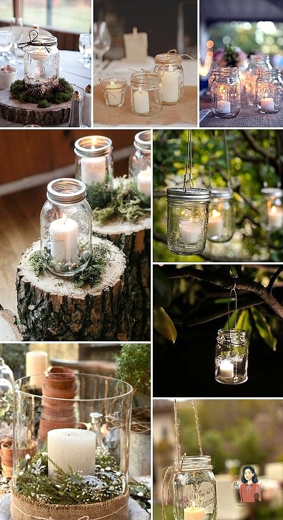 3. Mason Jar Wildflower Arrangements