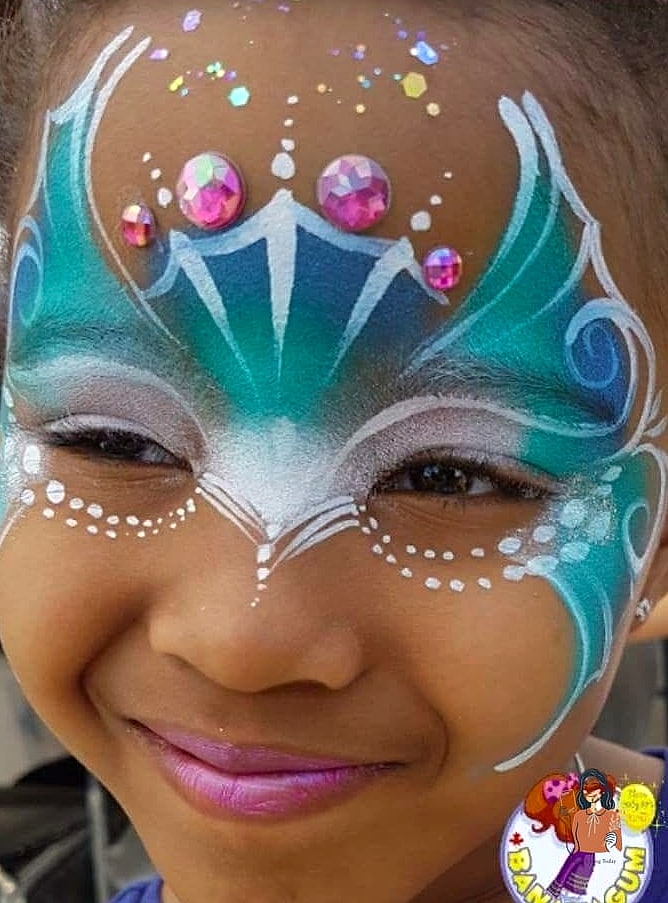 Mermaid Face Painting