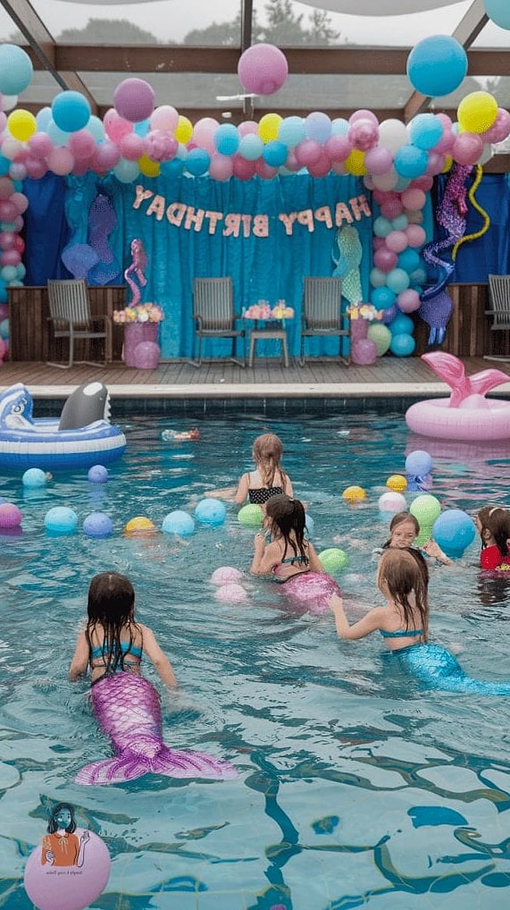 Mermaid Gable Party Favor Bags