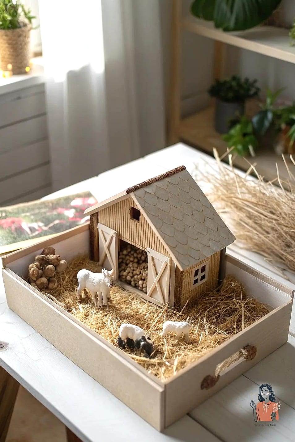 27 Stunning Farm Themed Birthday Party Everyone Will Be Talking About 4 3. Mini Barnyard Animal Corner