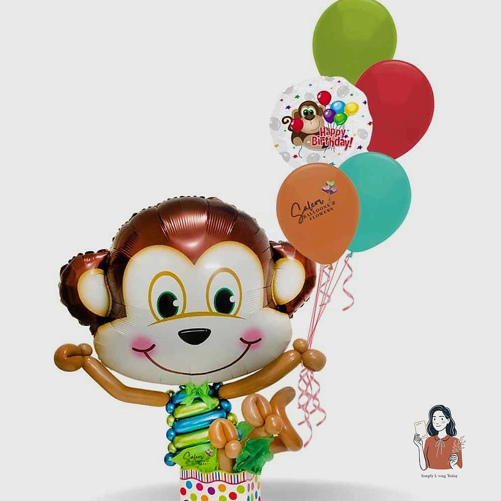 Monkey Bar Balloon Garland