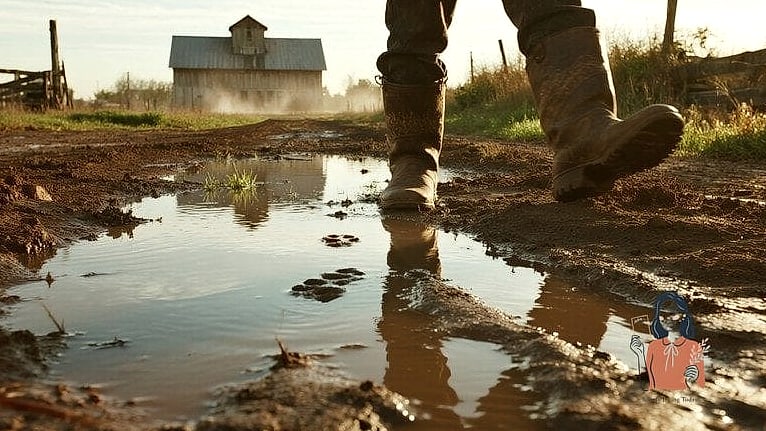 27 Stunning Farm Themed Birthday Party Everyone Will Be Talking About 15 14. Muddy Puddle Sensory Bin