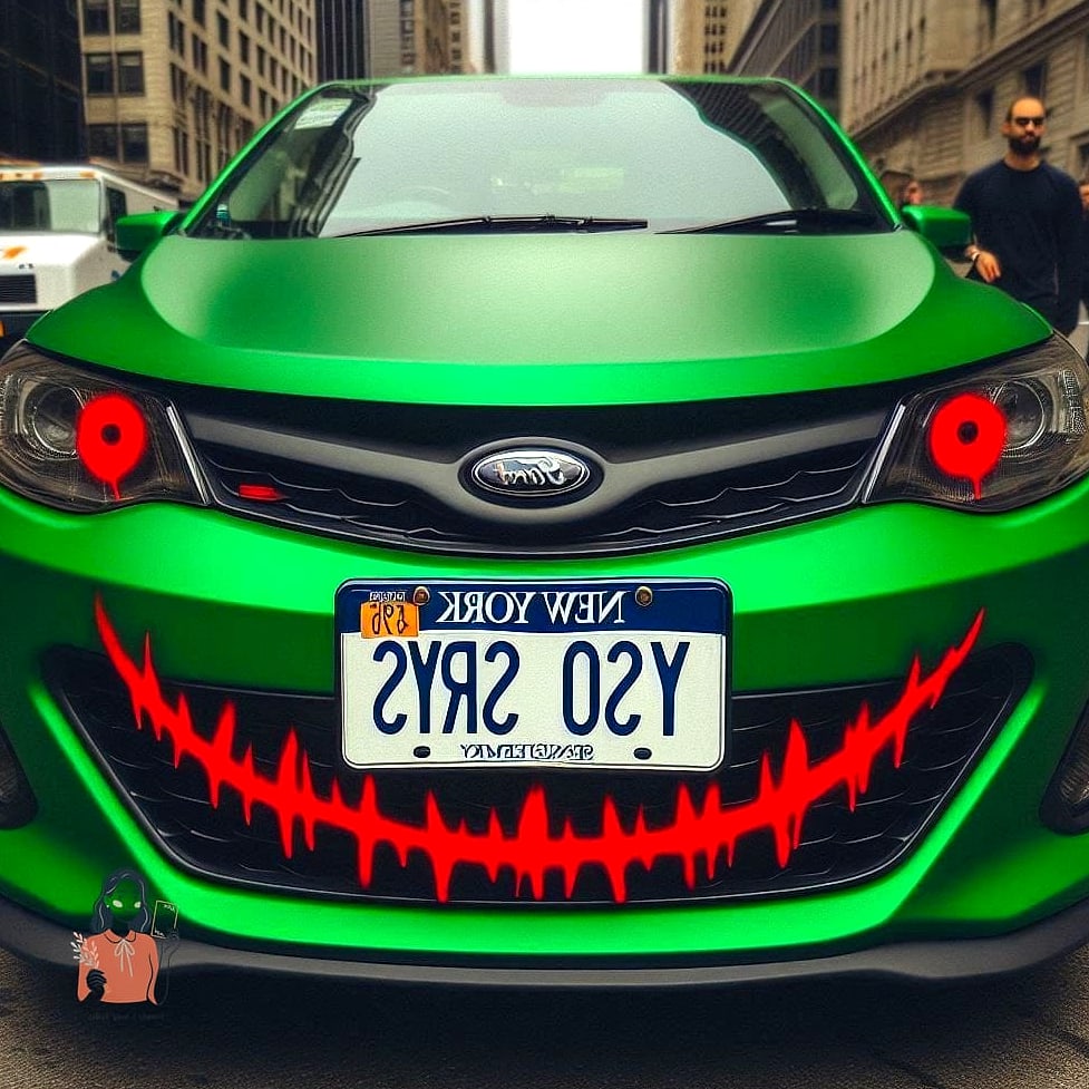Number Plate Cake