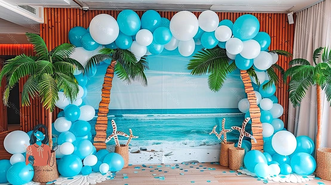 24 Unique Beach Party Ideas for the Best Party Ever 16 Ocean-Themed Cake and Dessert Table
