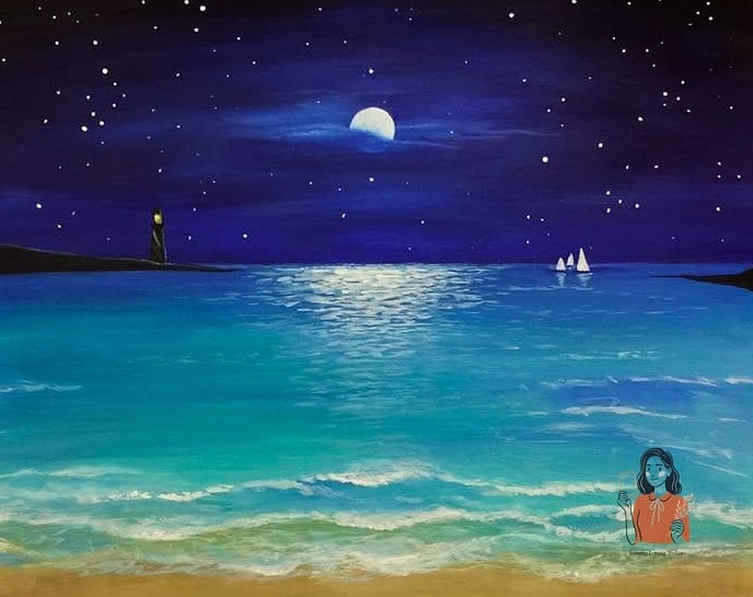 Ocean Wave Painting
