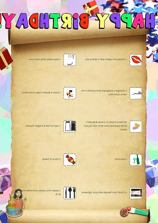 16. Organize a Birthday Scavenger Hunt