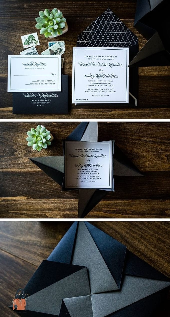 28 Simple Diy Invitations You Can Make This Weekend 15 Origami Fold Invitations