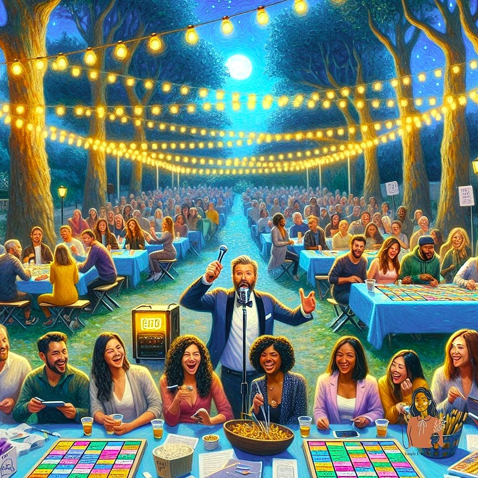 Outdoor Backyard Trivia Night
