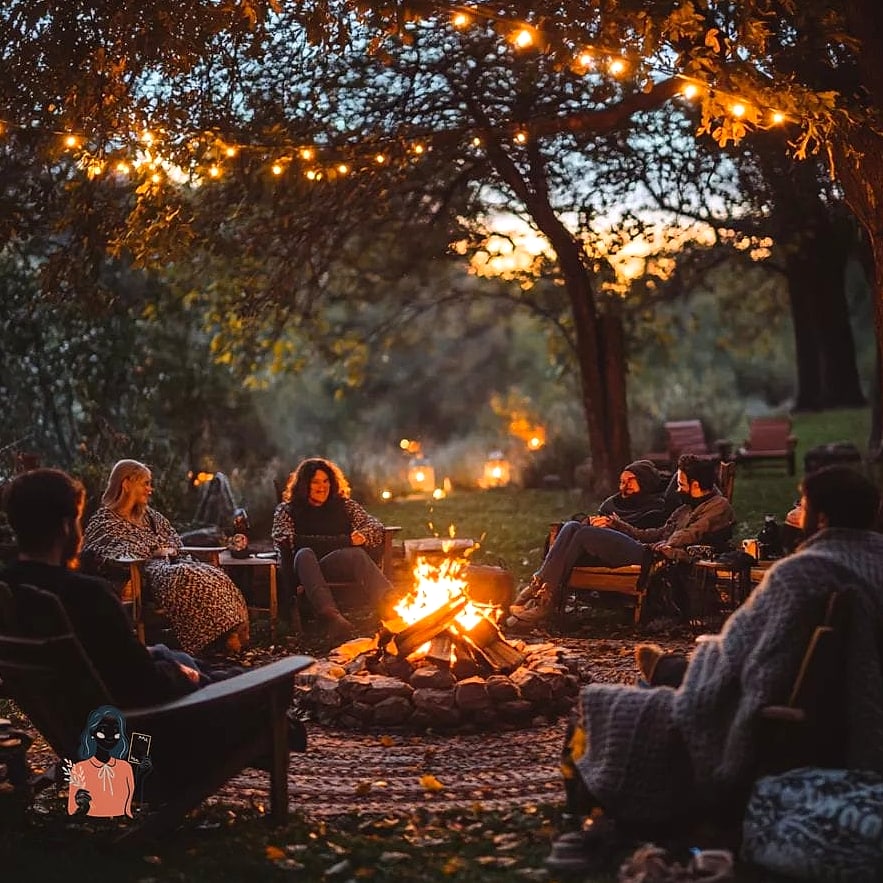 Outdoor Hot Chocolate Station