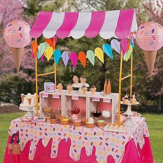 28 Adorable Outdoor Party Ideas That Are Absolutely Perfect 20 Outdoor Ice Cream Party