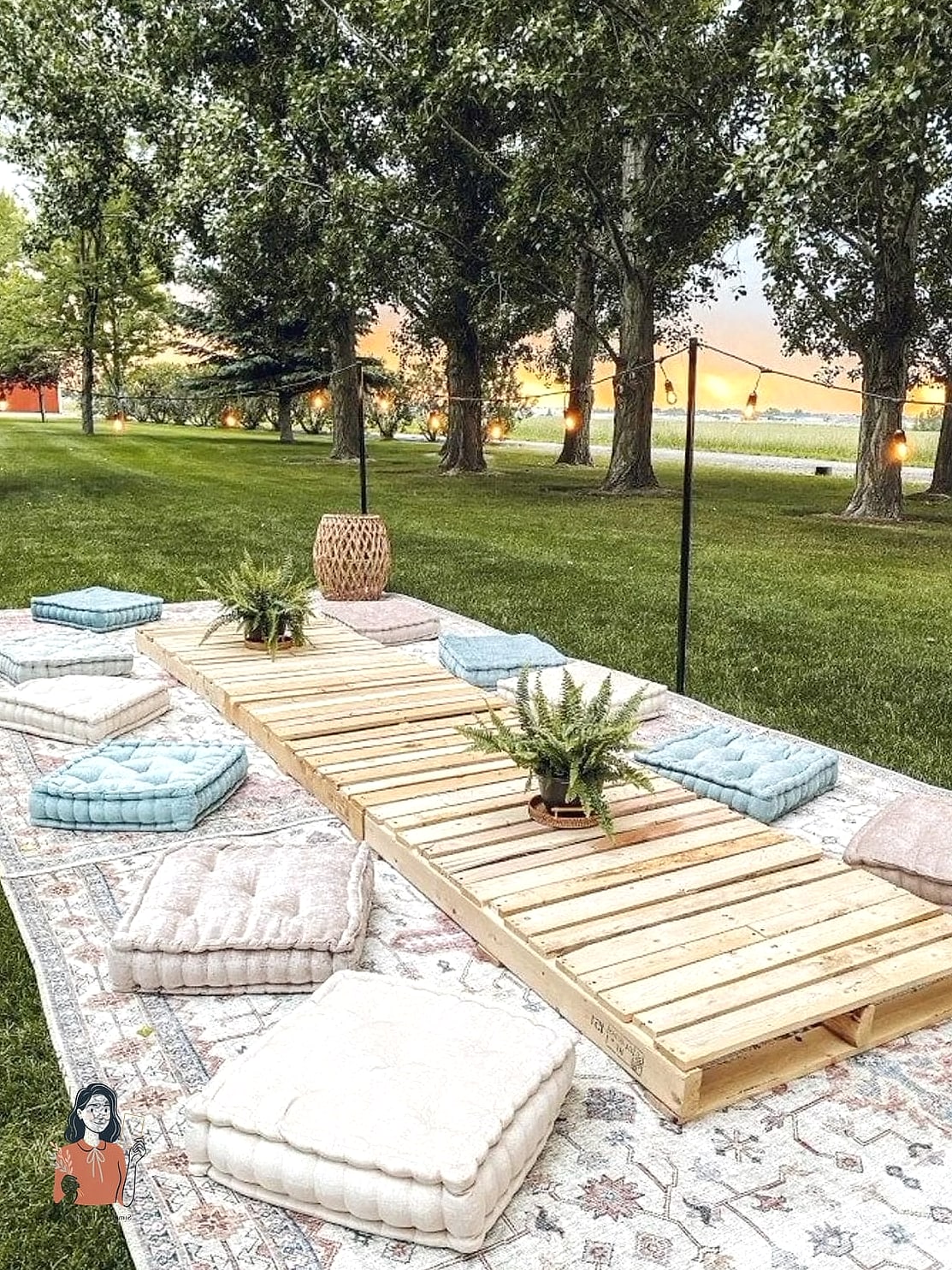 28 Adorable Outdoor Party Ideas That Are Absolutely Perfect 24 Outdoor Movie Picnic Combo