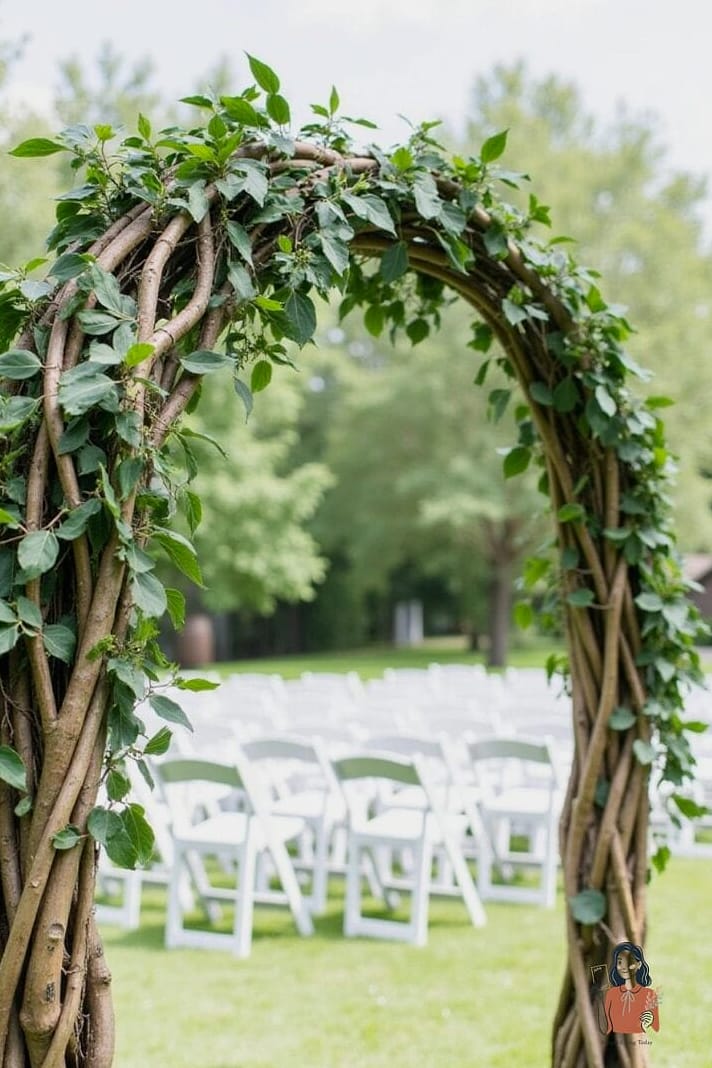 25. Oversized Greenery Runner Centerpieces