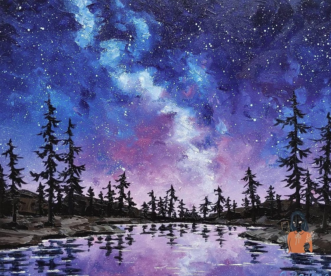 Paint Pour Art Night