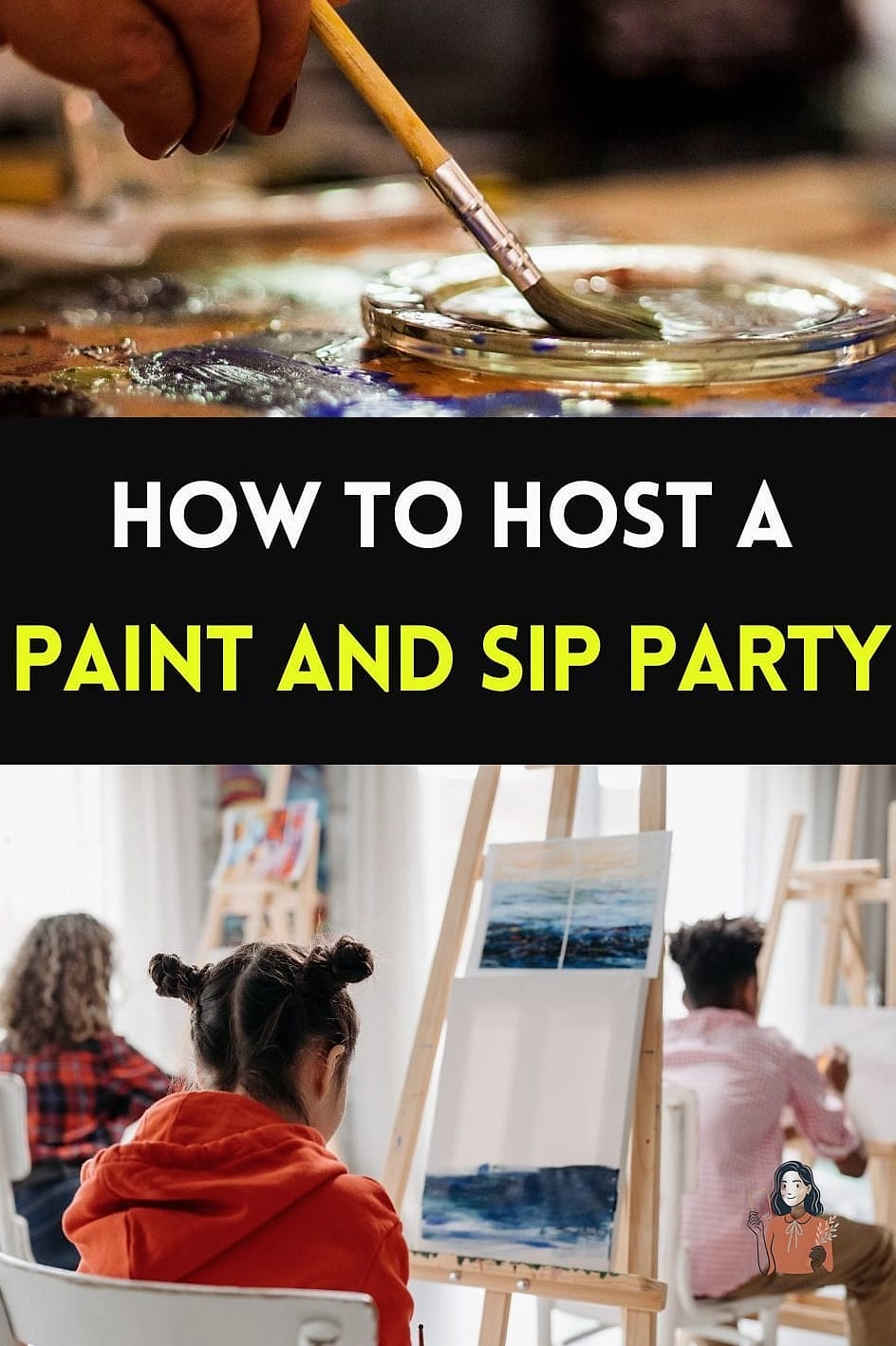 25 Sweet 16 Party Ideas She Will Absolutely Love and Never Forget 9 Paint and Sip Mocktail Party