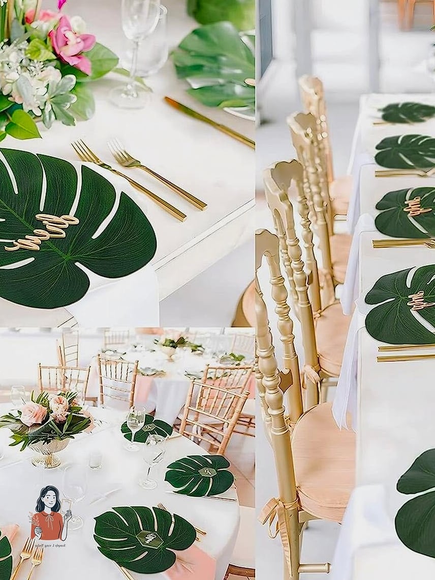 29 Unique Hawaiian Luau Party That Are Totally Pinterest-Worthy 4 Palm Leaf Dessert Table