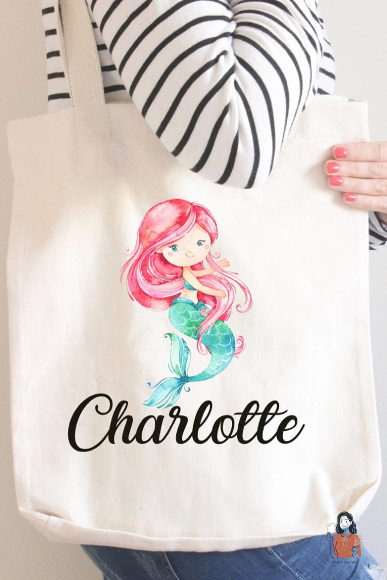 24 Stunning Under The Sea Birthday Party Worth Stealing Right Now 2 Personalized Mermaid Tote Bag