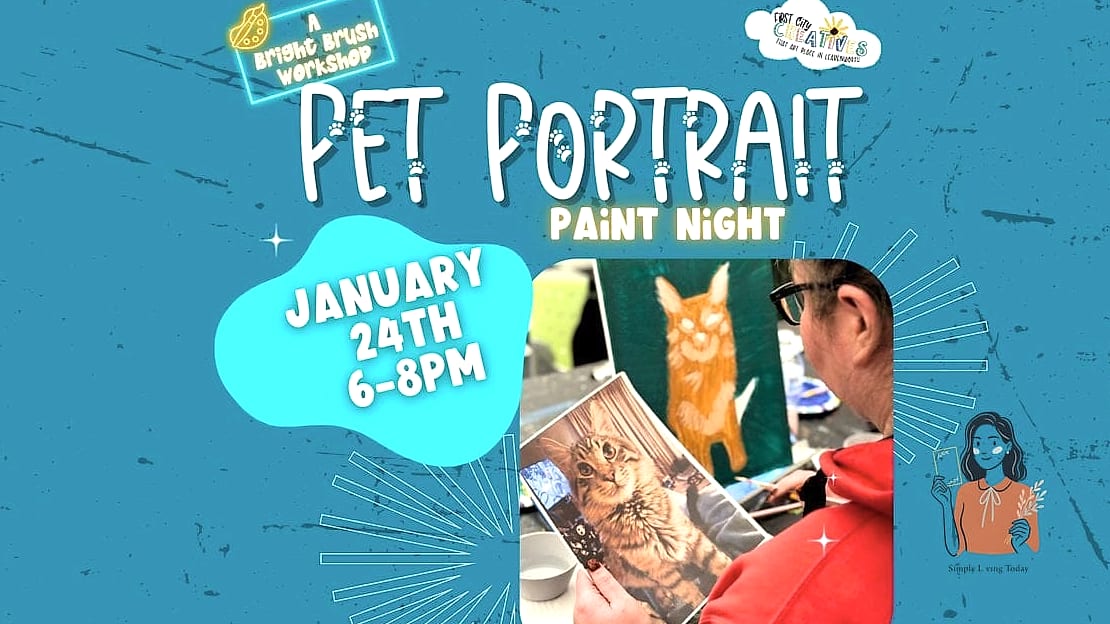 Pet Portrait Paint Night