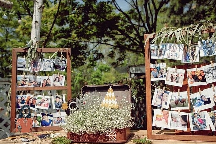 24. Photo Memory Centerpieces