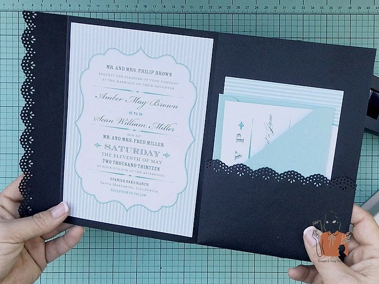 28 Simple Diy Invitations You Can Make This Weekend 24 Pocket Fold Invitations