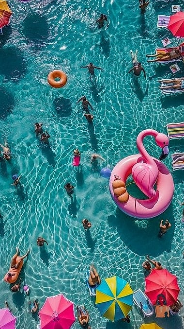 30 Incredible Summer Party Ideas Worth Stealing Right Now 4 Pool Party With Colorful Stations