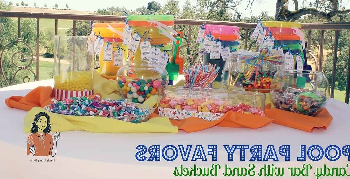 25 Incredible Pool Party Ideas Worth Stealing Right Now 24 Pool Party Candy Bar