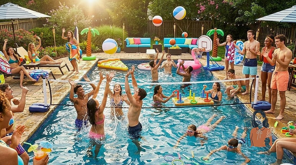 25 Incredible Pool Party Ideas Worth Stealing Right Now 25 Poolside Game Night