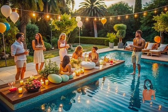 28 Adorable Outdoor Party Ideas That Are Absolutely Perfect 14 Poolside Party